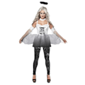 Miniatyrbillede 1 af 2: Dödens Ängel Vampyrklänning Maskerad Halloween White one size