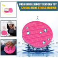 Miniatyrbillede 6 af 11: Popit Pop It Fidget Toy Rund CE Godkänd Yellow one size