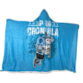 Pikkukuva 4 / 4: Plush Filt Pläd med Huva Up Up Gronulla Sharks Blue one size