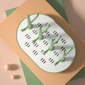 Miniatyrbilde 5 av 5: Baby Grön baby Avtakbart flaskestativ med 4 store og 8 små stativer, flaskestativ for flasker, brystvorter,