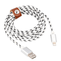 Miniatyrbillede 1 af 2: Stilfuldt og holdbart ladekabel til Apple-enheder - 2 m langt
