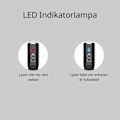 Miniatyrbilde 3 av 4: Hurtigladekabel Micro-USB Ladekabel Indikator 1M Rød