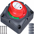 Miniatyrbillede 1 af 8: Batteri Hovedafbryder 12V/24V - Batteri Afbryder - Hoved Batteri Isolator Afbryder Bilbatteri Kill Switch Tilbehør til RV Yacht Båd