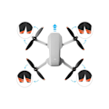 Miniatyrbilde 4 av 5: 32 stk 4726 Propell For Dji Mini 2 Drone Props Blad Vingedeler G