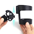 Miniatyrbillede 4 af 6: 360 Justerbar barnevognsvandkopholder Paraplyholder til børneflasker Baby- og småbørnsrullestol Drikkevandkopper Fæste Montering Stativ