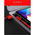 Miniatyrbilde 2 av 8: 2m Slitesterk Flettet Metallisk USB-C Kabel Quick Charge 3.0