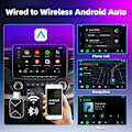 Pikkukuva 4 / 10: 2 IN 1 Mini langaton CarPlay & Android Auto -sovitin iPhone & Androidille – Nauti vapaudesta ilman johtoja
