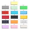 Miniatyrbilde 11 av 11: DSA 2U Keycap Sett PBT Blanke Keycaps DSA Profil 2U Høyde Keycap Sett for spill Mekanisk tastatur 10stk