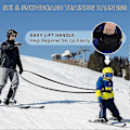 Miniatyrbilde 2 av 4: Ski- og snowboardsele for barn, skisele med avtakbart bånd og veske, hastighetskontroll, skitilbehør for barn, gutter, jenter LGL