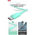 Miniatyrbilde 3 av 4: 2-PACK Hurtiglading USB-C 2.4A kabel for Samsung, Android - 1m