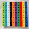 Miniatyrbillede 2 af 2: 100 stk. Matematik Sammenkoblingskuber Nummerblokke Sammenlåsende Multilink Tælleblokke (Bedste) Sæt