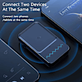 Miniatyrbilde 2 av 7: Bluetooth adapter bil, trådløs Aux Bluetooth 5.0-adapter med håndfrie samtaler, Bluetooth-mottaker for bil, hodetelefoner og hjemmestereosystemer (dobbel)