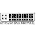 Pikkukuva 3 / 4: DVI M1-DA 30+5 -nastainen HD-yhteensopivaan kaapeliin Dual Link+ USB-projektorikaapeli 1,7 m