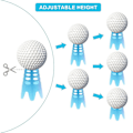 Pikkukuva 3 / 5: Golfsimulaattorin tiit, 18 kpl sisägolfmaton tiit muoviharjoitteluun, pitkä + lyhyt (FW)