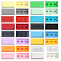 Miniatyrbild 3 av 11: DSA 2U Keycap Set PBT Blanks Tangentbordstoppar DSA Profil 2U Höjd Tangentbordstoppar Set för Spel Mekaniskt Tangentbord 10st