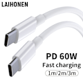 Pikkukuva 5 / 5: 3M pikalatauskaapeli, 2 kpl USB C - USB C -kaapeli PD 60W