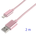 Pikkukuva 3 / 3: 2M Micro USB -kaapeli - Pinkki