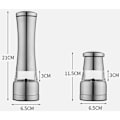 Miniatyrbild 4 av 5: Manual Pepper Grinder, Stainless Steel Shell, Ceramic Core, Spice Mill for Home Grilling, Rice Bottle, Pepper, Sea Salt