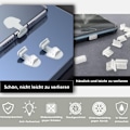 Miniatyrbillede 3 af 7: Mobiltelefoncover 7 stk. støvbeskyttelse, støvpropper, USB-C/Lightning