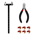 Miniatyrbild 1 av 11: Bågsträng Nockningspunkter Tång för T-form Båge Fyrkantig linjal Nockningsspänne Tång Bågskytte Nocktång Recurve Bow K
