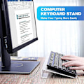 Miniatyrbillede 4 af 5: Tastaturstativ Computer Akryl Tastaturstativ til Skrivebord Klar Tastaturholder til Of[HK]