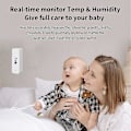 Miniatyrbilde 5 av 5: 3x Tuya Wifi temperatur- og fuktighetssensor innendørs termometer hygrometer SND