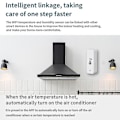 Miniatyrbilde 4 av 5: 3x Tuya Wifi Temperatur- og Luftfuktighetssensor Innendørs Termometer Hygrometer