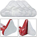 Miniatyrbild 3 av 4: 10-pack ersättnings ångmopp mikrofiberduk för H2o Mop X5 Triangulär Drag