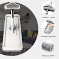 Miniatyrbilde 6 av 7: Klemmopp Håndfri Vask Lat 360° mopper med gjenbrukbare mikrofiberputer for flat mopp for rengjøring under lang seng Rengjøringsverktøy for hjemmet