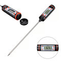 Miniatyrbild 3 av 9: Digital Stektermometer / Baktermometer LCD-Display