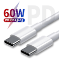 Pikkukuva 2 / 5: 3M pikalatauskaapeli, 2 kpl USB C - USB C -kaapeli PD 60W