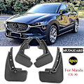 Miniatyrbild 1 av 5: 4 st Svarta Stänkskydd för Mazda Cx-30 Cx30 2024-2024 Stänkskydd Stänkskydd Bilskydd Hjul