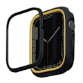 Pikkukuva 2 / 6: -deksel Moduo Apple Watch Series 4/5/6/7/8/SE/SE2 44/45 mm Musta-Sinappi/Keskiyö-Sinappi