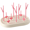 Miniatyrbillede 1 af 5: Baby, baby med aftagelig drypbakke, kan rumme op til 8 flasker og kopdele til flasker, sutter, kopper, pumpedele og