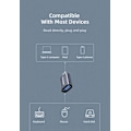 Miniatyrbild 4 av 7: USB C till USB-adapter höghastighetsdataöverföring, USB-C hane till USB 3.0 grå