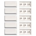 Miniatyrbilde 1 av 11: DSA 2U Keycap Sett PBT Blanke Keycaps DSA Profil 2U Høyde Keycap Sett for spill Mekanisk tastatur 10stk
