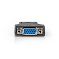 Pikkukuva 4 / 5: DisplayPort-sovitin | DisplayPort uros | VGA naaras 15p | 1080p | Nikkelipinnoitettu | Suora | Pyöreä | ABS | ABS | Musta | Laatikko