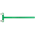 Miniatyrbilde 8 av 11: Buestreng Nockpunkter Tang for T-form Bue Firkantet linjal Nockspenne Tang Bueskyting Nocktang Recurve Bow K