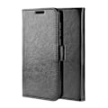Miniatyrbillede 2 af 4: Huawei P30 Pung Etui Sort Læder Skind Cover sort