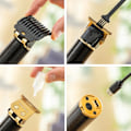 Miniatyrbillede 5 af 9: Genopladelig Hårtrimmer: 6 Længder, Ergonomisk Design