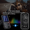 Pikkukuva 5 / 5: Bluetooth-adapteri autoon, vahva mikrofoni FM-lähetin auto Bluetooth 1,8 tuuman värinäytöllä handsfree-puheluihin, tukee QC3.0-latausta,