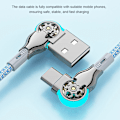 Miniatyrbilde 8 av 11: Dobbel albuehode roterbar ladekabel Lett bærbar ladesnor for telefoner Bærbare datamaskiner for iOS