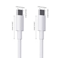 Pikkukuva 1 / 5: 3M pikalatauskaapeli, 2 kpl USB C - USB C -kaapeli PD 60W