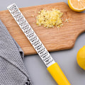 Miniatyrbillede 10 af 10: Ostriv med langt håndtag Rustfrit stål Citrus Zester Skarp Citron Zesters Værktøj til Chokolade Grøntsager Citron