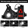 Miniatyrbilde 3 av 9: Løpevest med LED-lys 250 lumen for løping, sykling, vandring, c