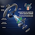 Miniatyrbilde 2 av 7: Sport Trådløse Bluetooth-hodetelefoner, Trådløse Hodetelefoner med Mikrofon Bluetooth, Hi-Fi Stereo Bluetooth-headset Bluetooth-headset for sport, arbeid
