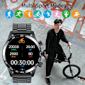 Miniatyrbillede 6 af 6: LIGE Smarture til mænd Smart Watch Bluetooth Opkald Smartwatch Mode Business Ur Nyt Smartband Mand Reloj 360 360