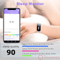 Miniatyrbillede 3 af 6: C5S Smartwatch Dame Blodtryksmåler Vandtæt Pulsmåler Fitness Watch Armbånd Til Android iOS Mænd Smartwatc