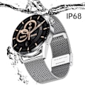 Miniatyrbilde 5 av 6: Ny Smartklokke Herre Android GT3 IP68 Vanntett NFC Smartwatch Trådløs Lading Bluetooth Ring Herreklokke for Bl Si-Br Le