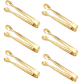 Miniatyrbilde 1 av 5: Godteri Tang, 6 stk. Istenger, Mini Tangklemme i Rustfritt Stål, Istenger for Sukker, for Mat som Isbiter, Sukker, Sitronskiver, Salater - Gull